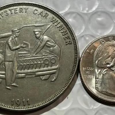 GATES MYSTERY CAR WINNER 1911 MEDAL/TOKEN as Pictured.