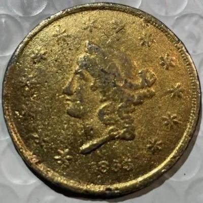 COPY COIN SAN FRANCISCO $50 MOLITOR MEDAL/TOKEN as Pictured.