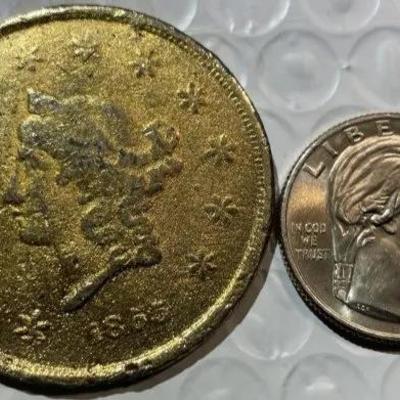 COPY COIN SAN FRANCISCO $50 MOLITOR MEDAL/TOKEN as Pictured.
