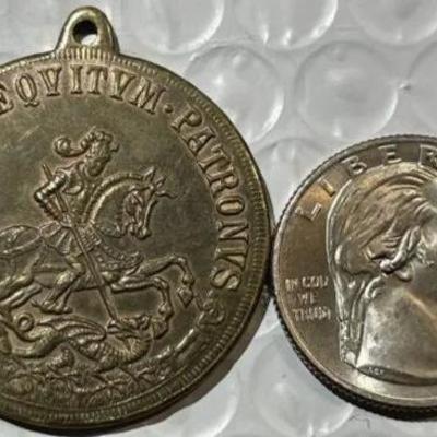 SLAYING THE SERPENT MEDAL/TOKEN as Pictured.