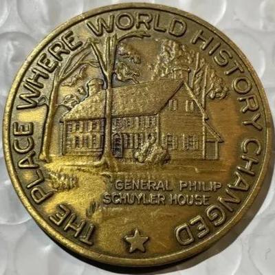 1777-1977 OLD SARATOGA BENEDICT ARNOLD'S BOOT SO-CALLED DOLLAR MEDAL as Pictured.