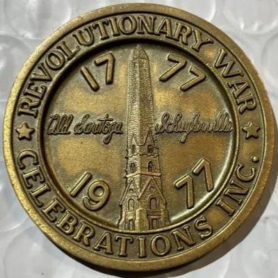1777-1977 OLD SARATOGA BENEDICT ARNOLD'S BOOT SO-CALLED DOLLAR MEDAL as Pictured.