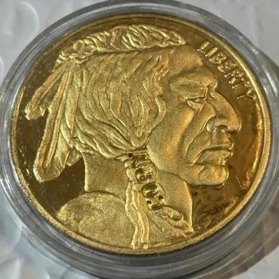 2-INDIAN/BUFFALO COPY MEDAL/TOKENS as Pictured.