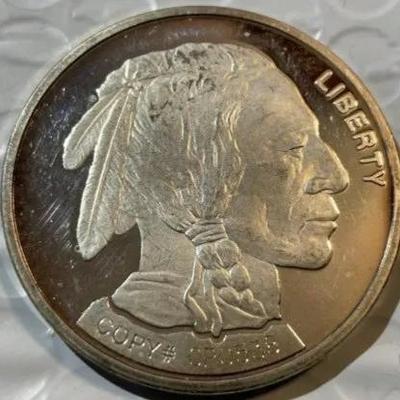 2-INDIAN/BUFFALO COPY MEDAL/TOKENS as Pictured.