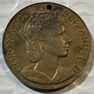 QUEEN ELIZABETH II 1953 CORONATION COIN as Pictured.