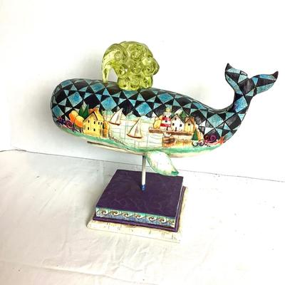 507 2004 Jim Shore Shorelights "God's Greatest Creature" Whale Figure