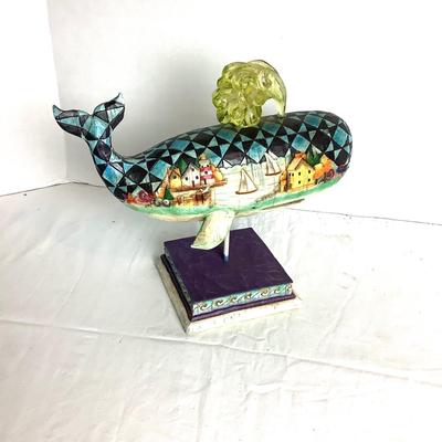 507 2004 Jim Shore Shorelights "God's Greatest Creature" Whale Figure