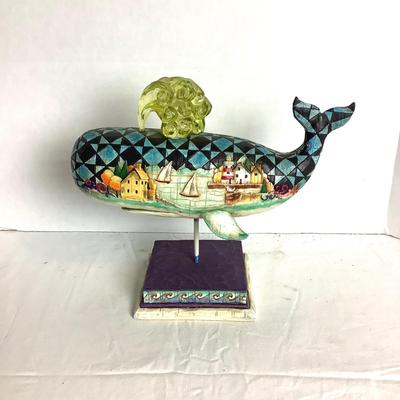 507 2004 Jim Shore Shorelights "God's Greatest Creature" Whale Figure
