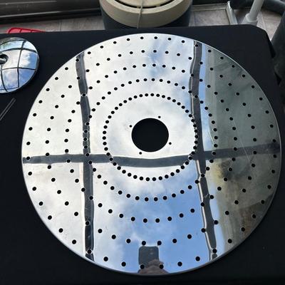 Vintage MCM Chandelier by Lightolear - all pieces are here / Complete glass rod and chrome