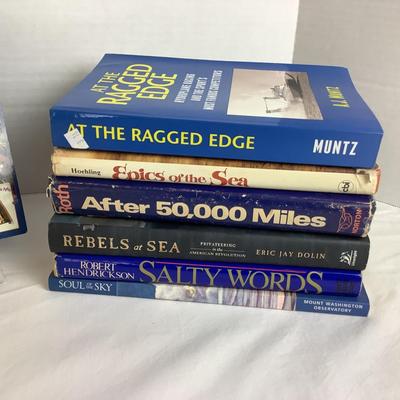 H554 Nautical Book Lot & Hydroplane Boats