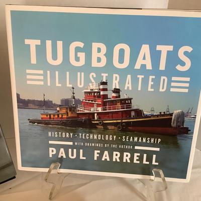 H559 Large Tugboat Hardback Coffee Table Book Lot