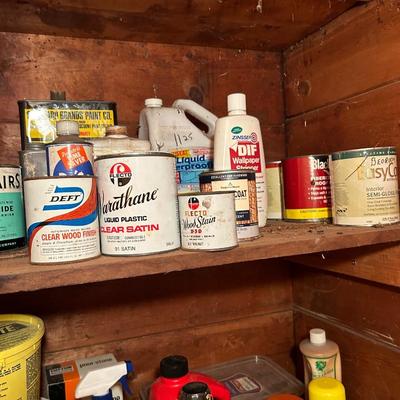 Household, cleaners, paint, painting, supplies, group lot of all you see in photos