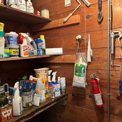 Household, cleaners, paint, painting, supplies, group lot of all you see in photos