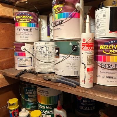 Household, cleaners, paint, painting, supplies, group lot of all you see in photos