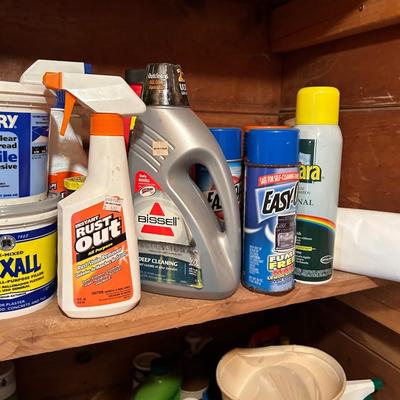 Household, cleaners, paint, painting, supplies, group lot of all you see in photos