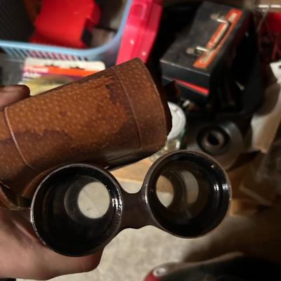 Miscellaneous garage, shelving lot, everything you see on the shelves, lamps, binoculars, tools, sleeping bag, and much more