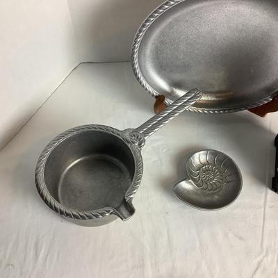 524 Nautical Wilton Ware Pewter Lot