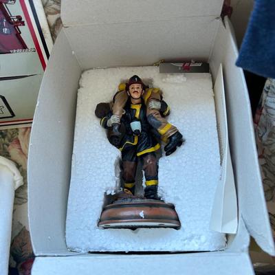 Estate group, lot of firemen shirts, and miscellaneous firefighter Memorabilia.