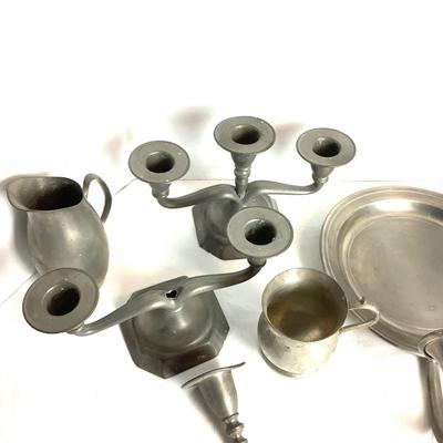526 Vintage Pewter Lot