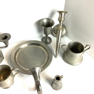 526 Vintage Pewter Lot