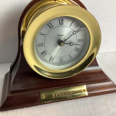 N528 Chelsea Indigo Ship Mantle Clock