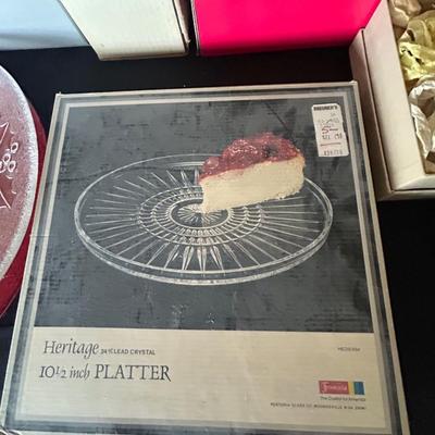 Holiday decor glass for serving desserts