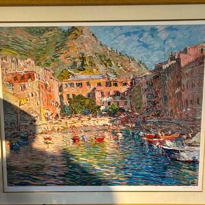 Marco Sassone signed and numbered Serigraph