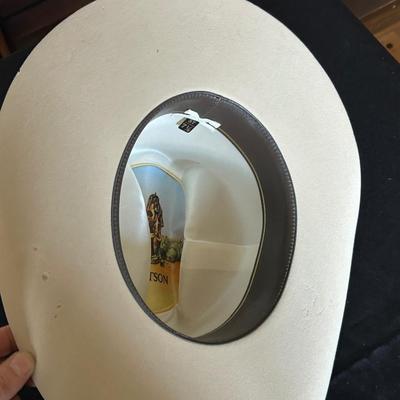 Stetson hat, as is as found