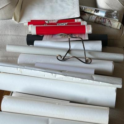 Posters and prints, estate group lot, all seen in photos