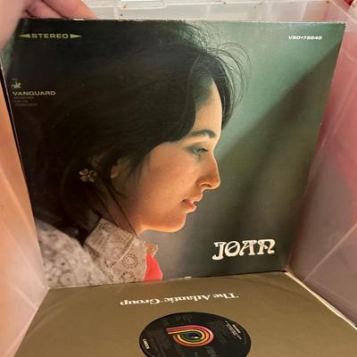 Vinyl record collection, media lot lps cds dvds cassette tapes, all from this estate, unsorted, sold, as it is as found