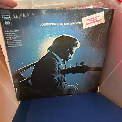 Vinyl record collection, media lot lps cds dvds cassette tapes, all from this estate, unsorted, sold, as it is as found