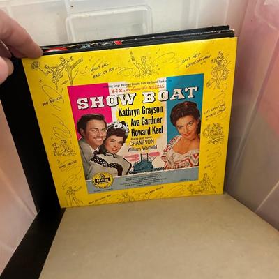 Vinyl record collection, media lot lps cds dvds cassette tapes, all from this estate, unsorted, sold, as it is as found