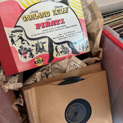 Vinyl record collection, media lot lps cds dvds cassette tapes, all from this estate, unsorted, sold, as it is as found