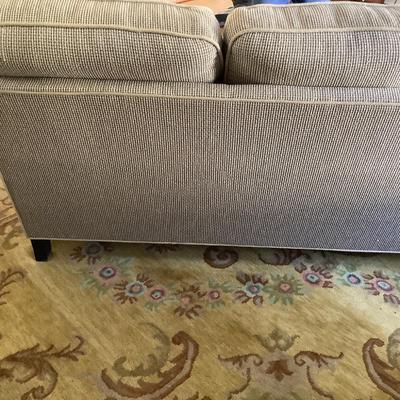 H535 Hallagan Manufacturing Co. Oatmeal Tweed Sofa