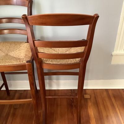 H536 Set of Two Bar Height Stools