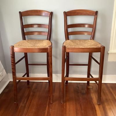 H536 Set of Two Bar Height Stools