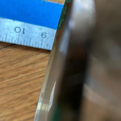 Brass planter with vase