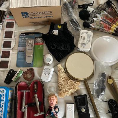 Estate group lot, miscellaneous, bric-a-brac, all seen in photos