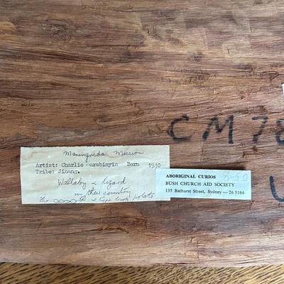 Aborigines art, Aboriginal Curio, Charles Harabinyin artist