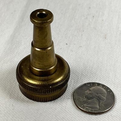LITTLE VINTAGE BRASS HOSE NOZZLE