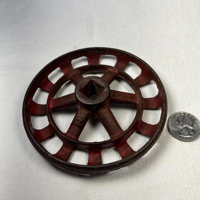 COOL ANTIQUE IRON SHUT-OFF HANDLE 