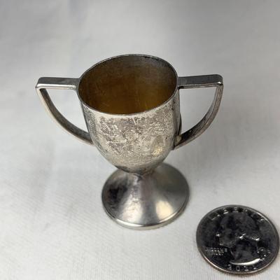 SOUVENIR U.S. POST OFFICE, MINOT, S.D. MINIATURE TROPHY CUP