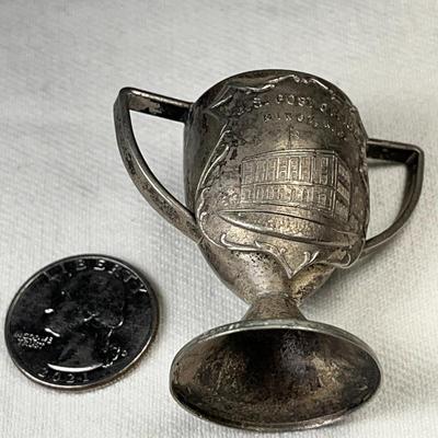 SOUVENIR U.S. POST OFFICE, MINOT, S.D. MINIATURE TROPHY CUP