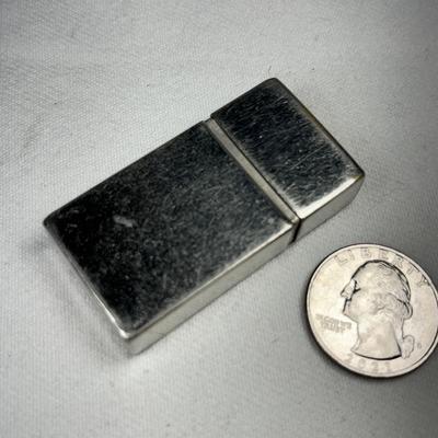 VINTAGE METAL SHAVING BLADE HOLDER CONTAINER "GILETTE" with BLADES