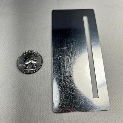 METAL PERFORATION GAUGE FOR STAMP COLLECTING