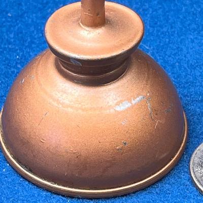 SMALL VINTAGE COPPER FINISH OIL CAN