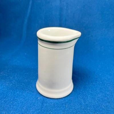 GREEN AND WHITE CREAMER by IROQUOIS CHINA