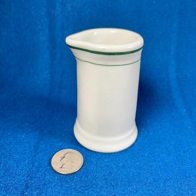GREEN AND WHITE CREAMER by IROQUOIS CHINA