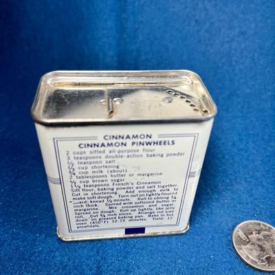 VINTAGE FRENCH'S GROUND CINNAMON SPICE TIN