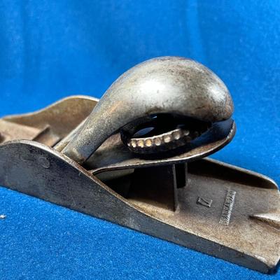 ANTIQUE WOOD PLANE TOOL "7 WARRANTED" 